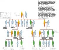 Cцепленное с полом наследование гемофилии в королевских семьях Европы